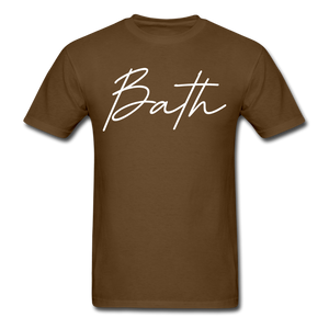 Bath County Cursive T-Shirt - brown
