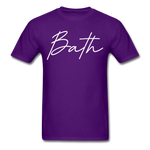 Bath County Cursive T-Shirt - purple