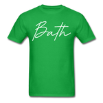 Bath County Cursive T-Shirt - bright green
