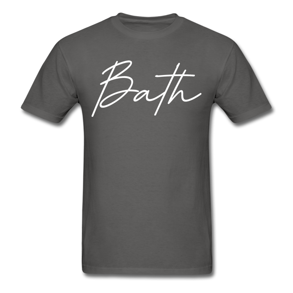 Bath County Cursive T-Shirt - charcoal