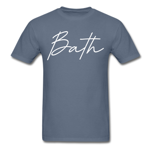 Bath County Cursive T-Shirt - denim