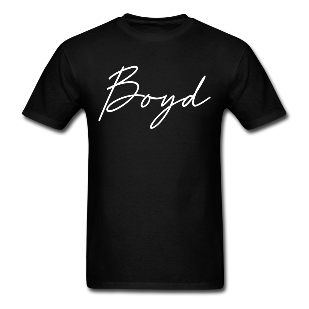 Boyd County Cursive T-Shirt - black