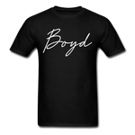 Boyd County Cursive T-Shirt - black