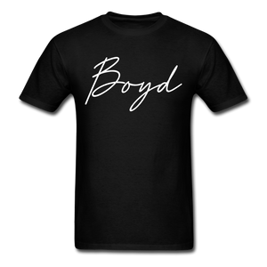 Boyd County Cursive T-Shirt - black