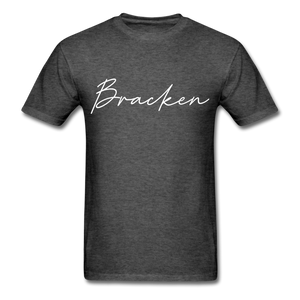 Bracken County Cursive T-Shirt - heather black