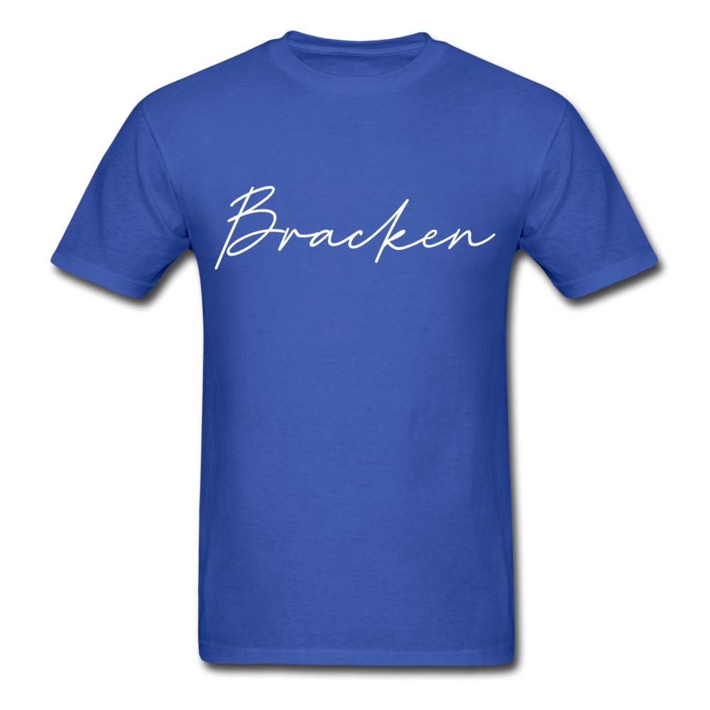 Bracken County Cursive T-Shirt - royal blue