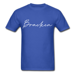 Bracken County Cursive T-Shirt - royal blue