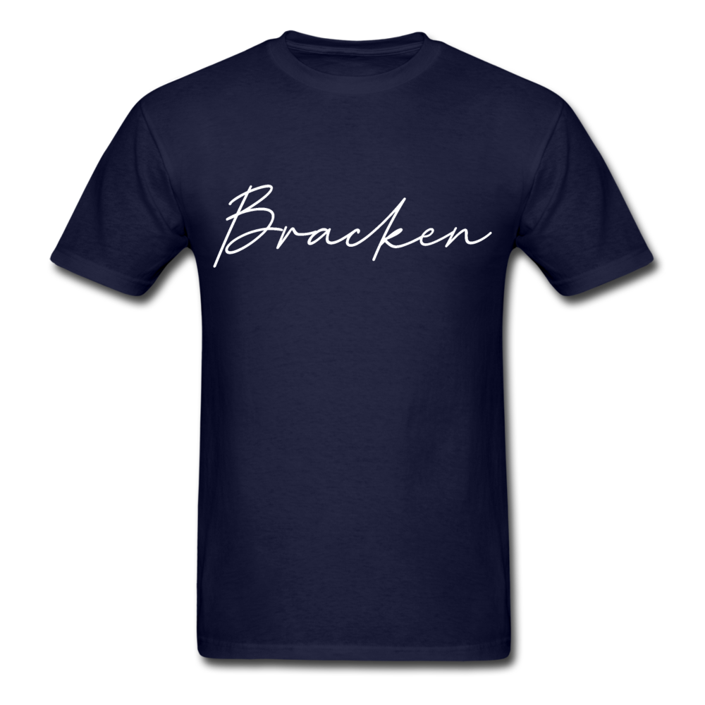 Bracken County Cursive T-Shirt - navy