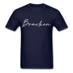 Bracken County Cursive T-Shirt - navy