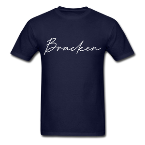 Bracken County Cursive T-Shirt - navy