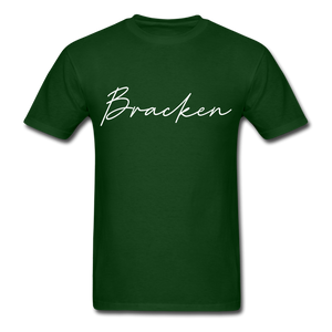 Bracken County Cursive T-Shirt - forest green