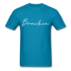 Bracken County Cursive T-Shirt - turquoise