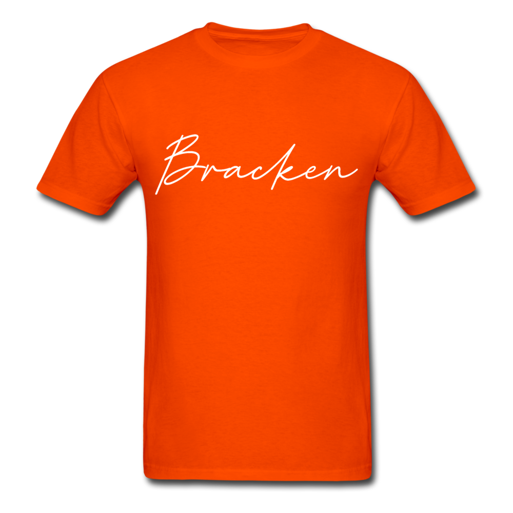 Bracken County Cursive T-Shirt - orange