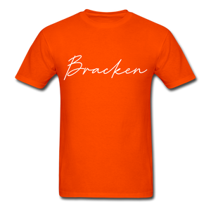 Bracken County Cursive T-Shirt - orange