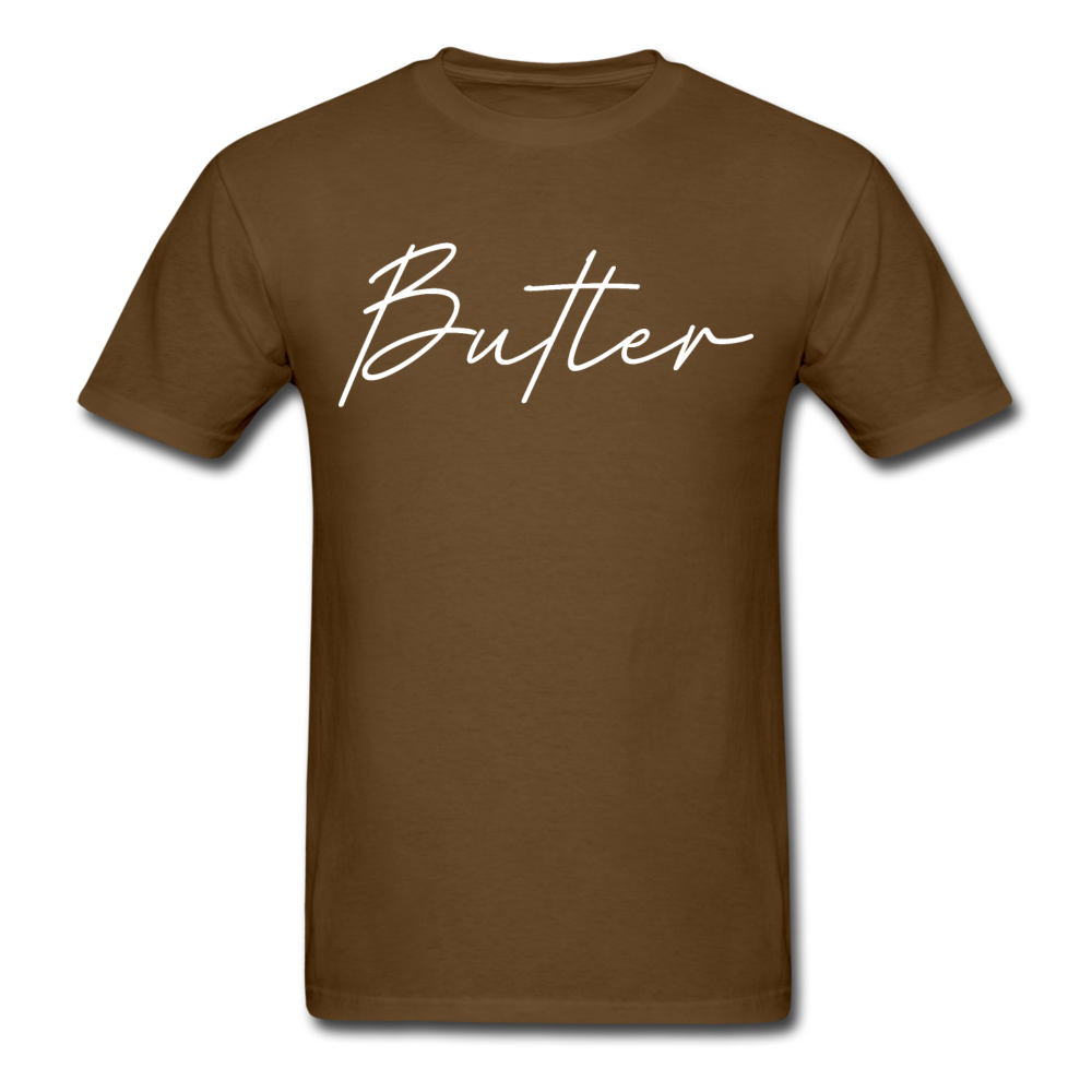 Butler County Cursive T-Shirt - brown