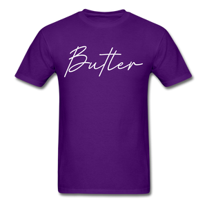 Butler County Cursive T-Shirt - purple