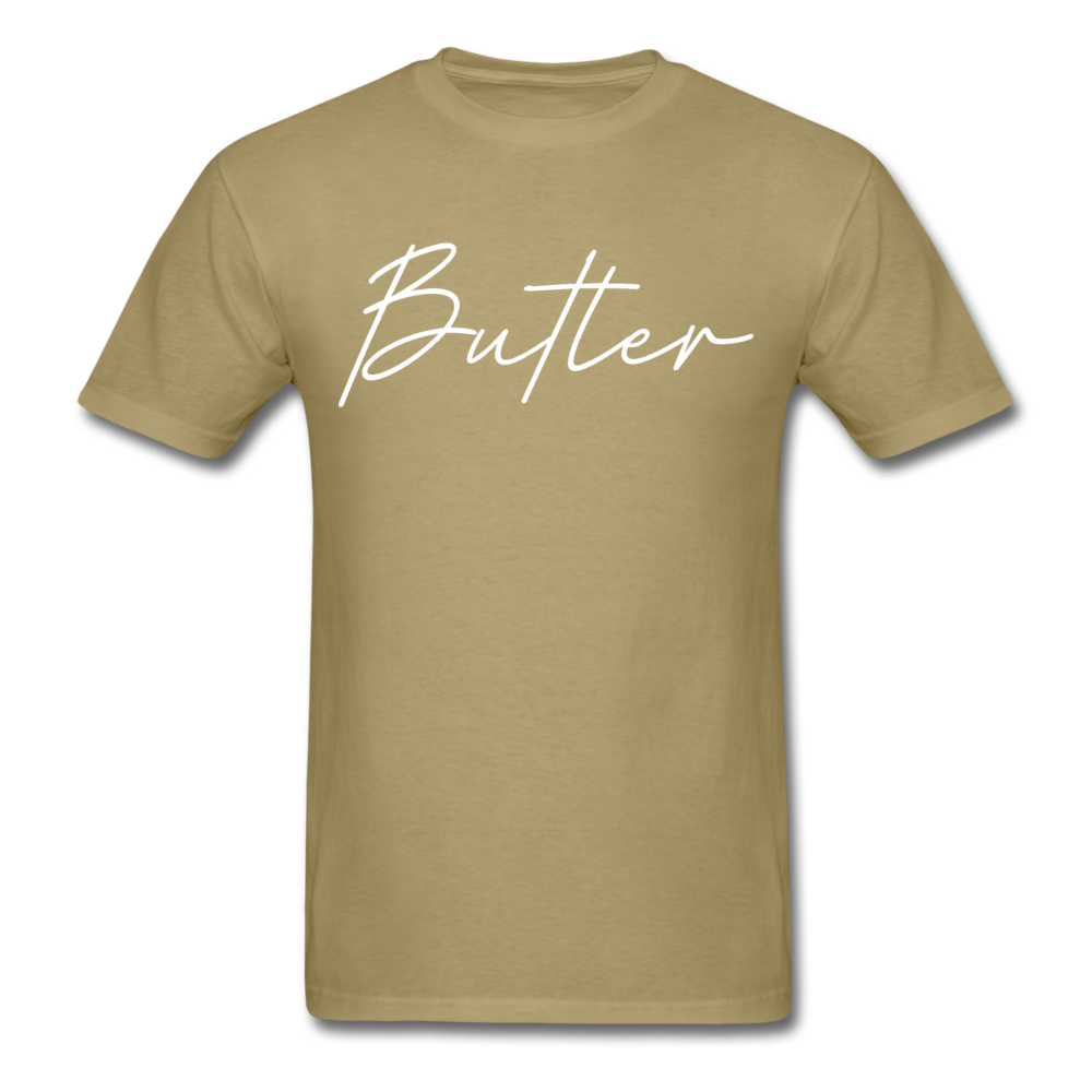 Butler County Cursive T-Shirt - khaki