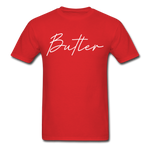 Butler County Cursive T-Shirt - red