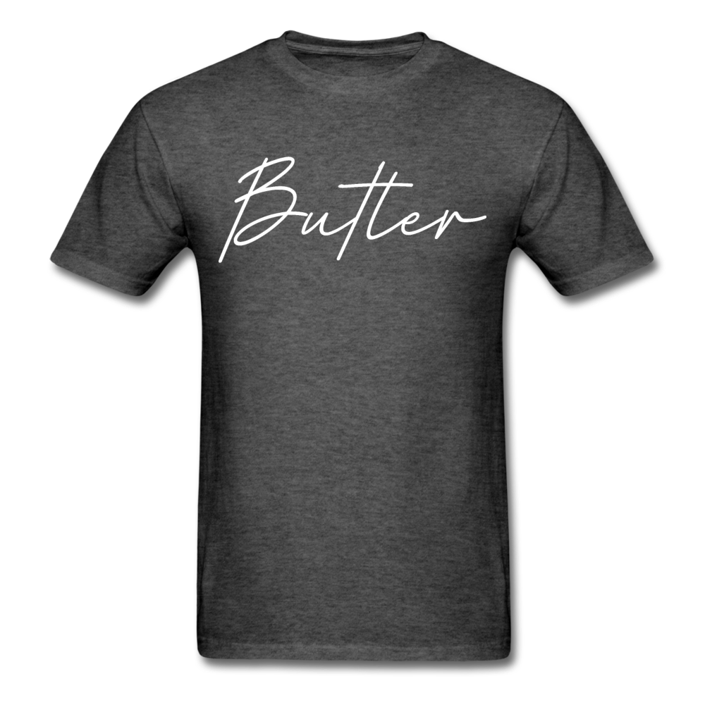 Butler County Cursive T-Shirt - heather black