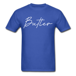 Butler County Cursive T-Shirt - royal blue