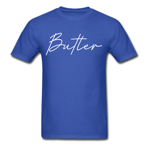 Butler County Cursive T-Shirt - royal blue