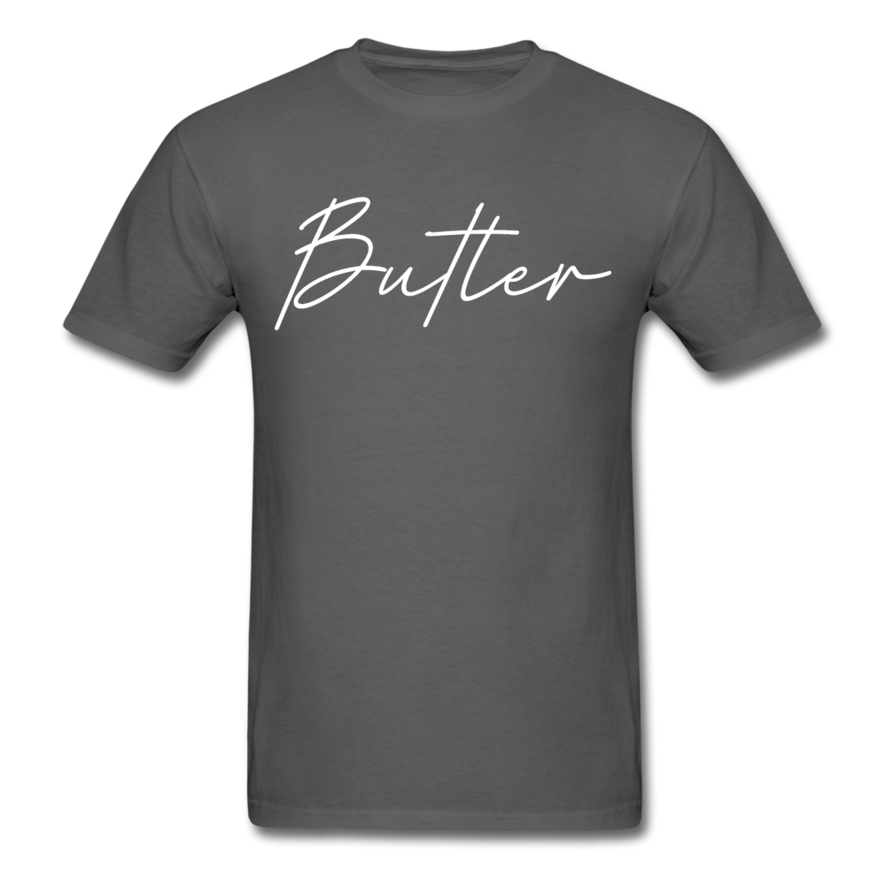 Butler County Cursive T-Shirt - charcoal