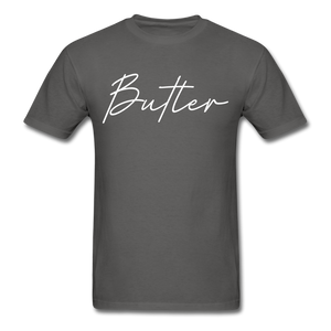 Butler County Cursive T-Shirt - charcoal