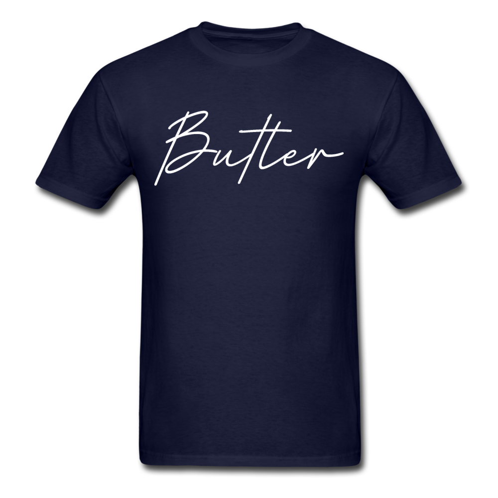 Butler County Cursive T-Shirt - navy