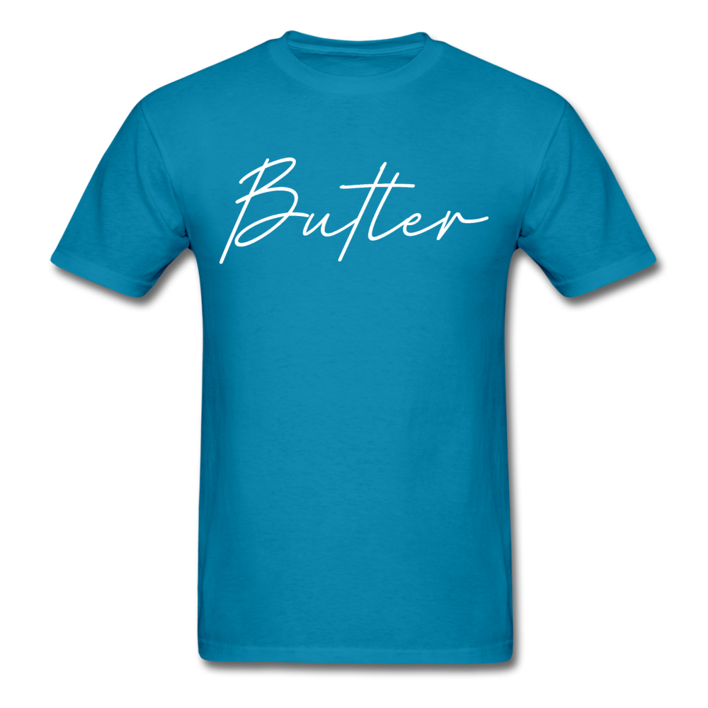 Butler County Cursive T-Shirt - turquoise