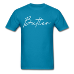 Butler County Cursive T-Shirt - turquoise