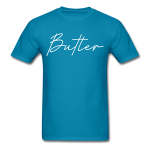 Butler County Cursive T-Shirt - turquoise