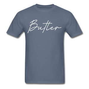 Butler County Cursive T-Shirt - denim