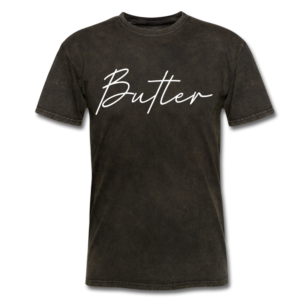 Butler County Cursive T-Shirt - mineral black