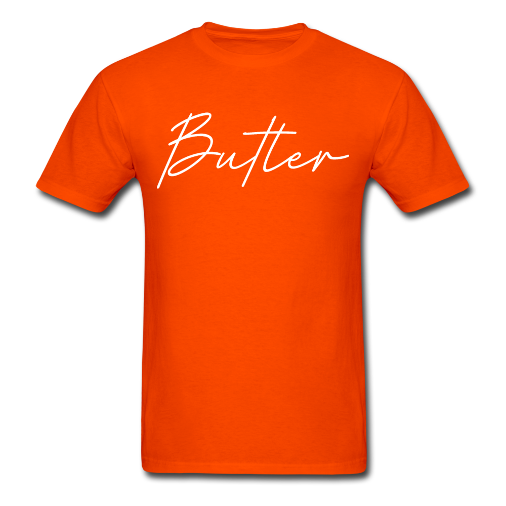 Butler County Cursive T-Shirt - orange