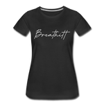 Breathitt County Cursive Women's T-Shirt - black