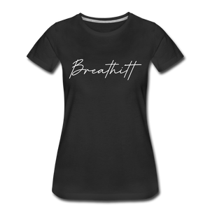 Breathitt County Cursive Women's T-Shirt - black