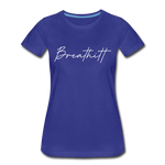 Breathitt County Cursive Women's T-Shirt - royal blue