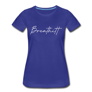 Breathitt County Cursive Women's T-Shirt - royal blue