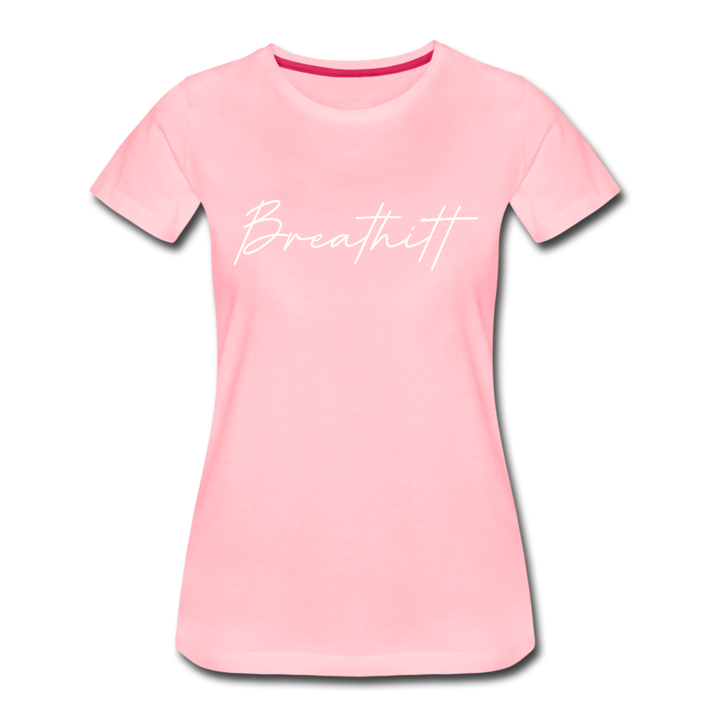 Breathitt County Cursive Women's T-Shirt - pink