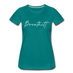 Breathitt County Cursive Women's T-Shirt - teal