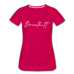 Breathitt County Cursive Women's T-Shirt - dark pink