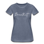 Breathitt County Cursive Women's T-Shirt - heather blue