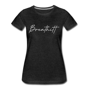 Breathitt County Cursive Women's T-Shirt - charcoal gray