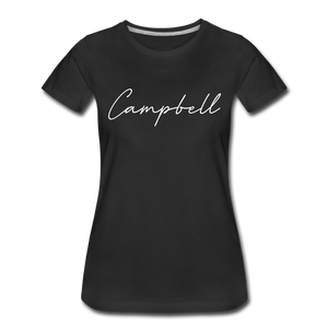 Campbell County Cursive Women's T-Shirt - black