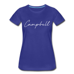 Campbell County Cursive Women's T-Shirt - royal blue