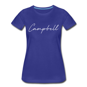 Campbell County Cursive Women's T-Shirt - royal blue