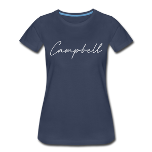 Campbell County Cursive Women's T-Shirt - navy