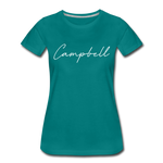 Campbell County Cursive Women's T-Shirt - teal