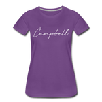 Campbell County Cursive Women's T-Shirt - purple