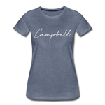 Campbell County Cursive Women's T-Shirt - heather blue